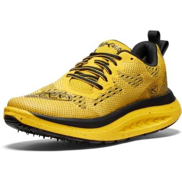 Imagem de KEEN Tênis de caminhada feminino WK400 Performance Respirável, Keen Amarelo/preto, 35