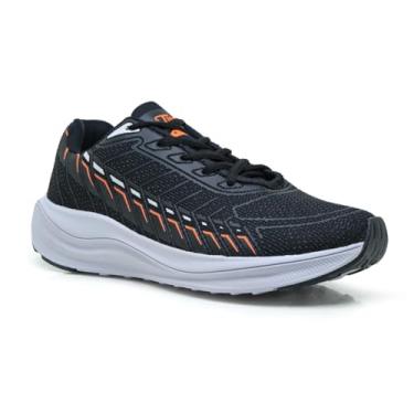 Imagem de Tênis Dynamic Fit 2 Unissex Preto/Laranja – Alta Performance, e Leveza Total (BR, Adulto, Numérico, 36)