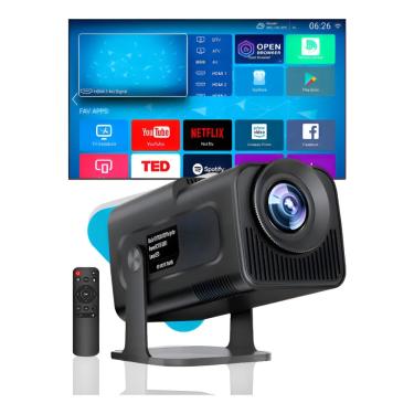 Imagem de Mini Projetor Portátil Conexão Bluetooth Android 150"