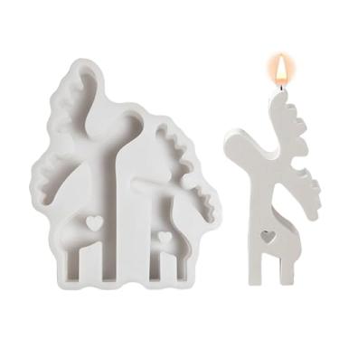 Imagem de Shakven Moldes epóxi de Natal,Moldes para enfeites de Natal | Moldes de silicone multiuso para férias Moldes para fabricação de velas - A resina epóxi prática molda moldes de fundição de epóxi para