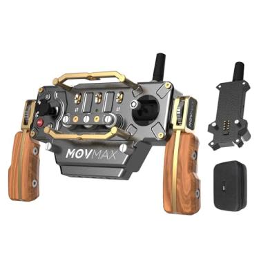 Imagem de MOVMAX Kit de controle remoto para estabilizadores DJI Ronin Series (DJI Rs4Pro / Rs4 / Rs3Pro / Rs2), antenas de 2,4 GHZ, conexão sem fio de liga de alumínio de 150 m com estojo de armazenamento