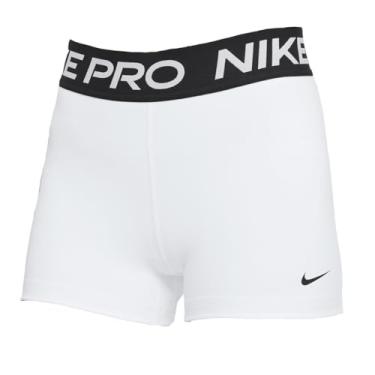Imagem de Nike Pro Women`s 3" Shorts (White(CZ9857-100)/B, XX-Small)