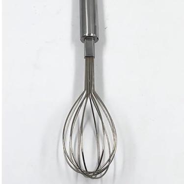 Imagem de Batedor Fouet de Aço Inox Profissional 25cm 29cm para Ovos Massas e Sobremesas – Utensílio de Cozinha Durável (25CM (REFORÇADO))