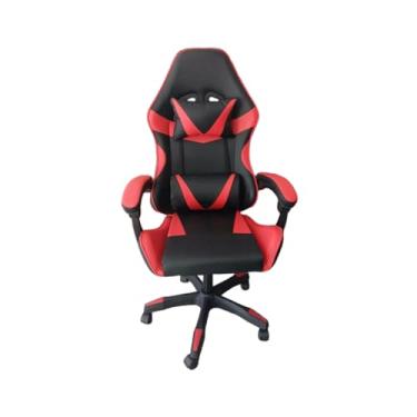Imagem de Cadeira Gamer Sniper Preta e Vermelha Healer