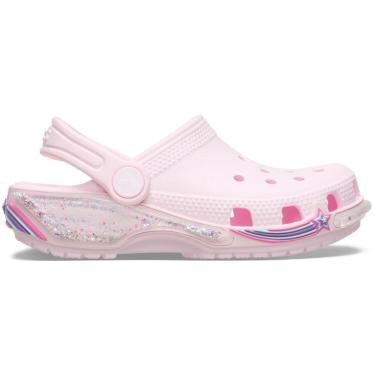 Imagem de Sandália Crocs Classic Star Sparkle Shaker Clog T Pink Milk-Unissex