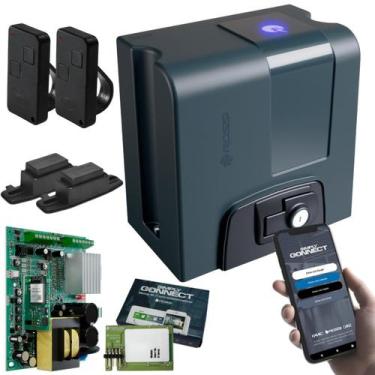 Imagem de Kit Motor Portão Nano Nitro Deslizante Rossi 650kg Wi-Fi Simply Connec