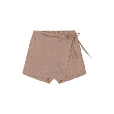 Imagem de Short-Saia Juvenil com Strass Gloss-Feminino