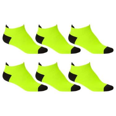 Imagem de Kit 6 Meias Esportivas Academia Unissex Cano Curto Soquete Corrida Cic