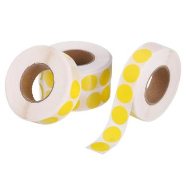 Imagem de PATIKIL 4000 peças de adesivos coloridos de 4 rolos, adesivos circulares de 1,3 cm, etiqueta de codificação de etiqueta de preço para escritório, negócios, quintal, venda, garagem, decoração de casa