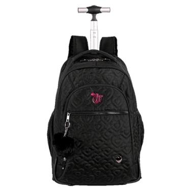 Imagem de Mochila Carrinho Grande Capricho Crush - Preto