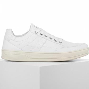 Imagem de Tênis Masculino Casual Sapatênis POLO Preto Estilo Urbano Branco, Bran