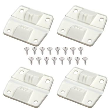 Imagem de Bettli 4 peças de dobradiças para refrigerador, peças de reposição para freezer, acessórios para acampamento