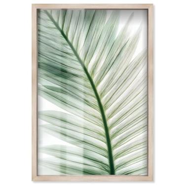 Imagem de Forest Filigree I Shadowbox Print Coastal Wall Art por Art Remedy, moldura loira, 53 x 78 cm