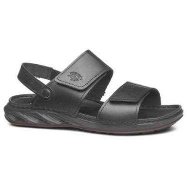 Imagem de Sandália Papete Masculina Couro Preto Pegada 134104-05-Masculino