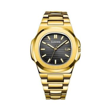 Imagem de Relógio De Pulso Masculino Luxuoso À Prova d'Água Com Luz, Relógio De 