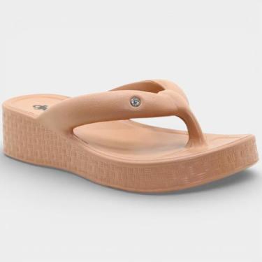 Imagem de Tamanco Dijean Anatômico Brilho Feminino - Pêssego, 38