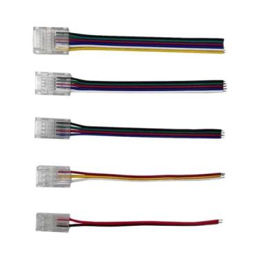 Imagem de Conectores De Fita LED 10PCS 2/3/4/5/6 Pinos Conectores Rápidos Termin