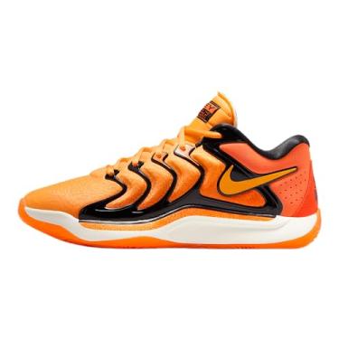 Imagem de Nike Tênis de basquete masculino KD 17, Laranja de segurança/laranja total/preto/relógio de sol, 41