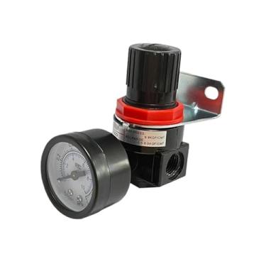 Imagem de 1 peça AR2000 1/10.2 cm bomba de controle regulador de pressão de ar compressor unidades de tratamento regulador de gás com calibre ajustável liga de alumínio (AR2000)