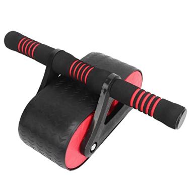Imagem de aqxreight Roda de Rolo Abdominal Roda Abdominal de Mola Automática Com Alça Ergonômica Joelheira para Academia Em Casa No Caminho Fornece Mais do que Resistência Construída 2 Rodas que você Gera Design (Vermelho)