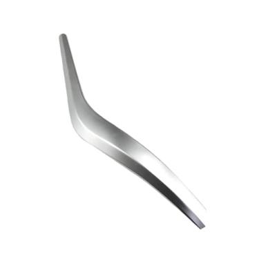 Imagem de Maçaneta do painel da porta interna do carro, tampa da guarnição, tampas das maçanetas internas do carro, lado esquerdo e direito, compatível com BMW X1 E84 2010 2011-2016(Matte Silver-Left)