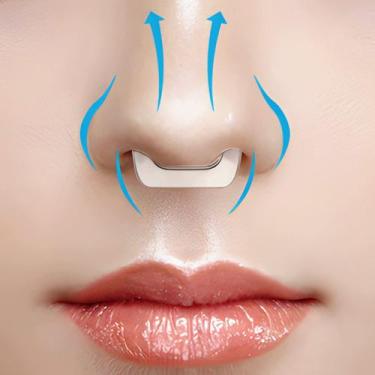 Imagem de Clipe Nasal Magnético Anti-Ronco Apneia Silicone Confortável Respire M