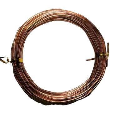 Imagem de Fio de alumínio para artesanato de 16,4 pés 1 mm - flexível, resistente a manchas e à prova de ferrugem para arranjos florais, fabricação de joias, miçangas e artesanato DIY (tamanho: 1,5 mm, cor