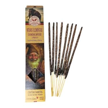 Imagem de Incenso Goloka Smudge Natural Premium Ritual Elemental - Escolha seu aroma!(Sândalo)