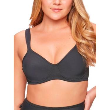 Imagem de Sutiã com Aro e sem Bojo W Shape Triumph 24814 Taça D, Preto, 48
