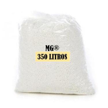 Imagem de Flocos de Isopor TRITURADO para preencher puffs e almofadas 350l - Mgo