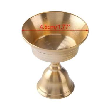 Imagem de Suporte Para Velas De Cobre, Castiçal Longo, Decoração Para Casa, 1 Un