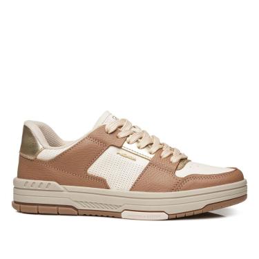 Imagem de Tênis Pegada Feminino em Couro Milk 212602-05-Feminino