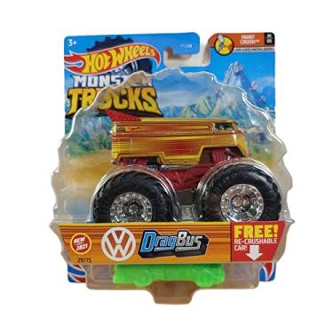 Imagem de Monster Trucks Drag Bus Plus re-Crushable car 29/75 (Brown)