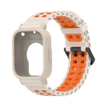 Imagem de Pulseira De Silicone Bicolor Para Redmi Watch 5 Active Lite Ocean Com 
