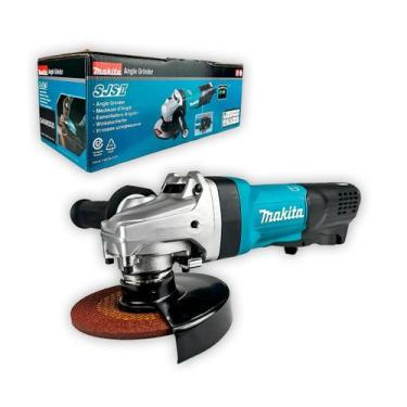 Imagem de Esmerilhadeira Angular 125mm GA5093X03 Makita 1900W Com Regulagem De V