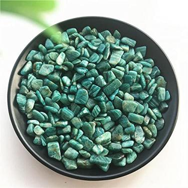 Imagem de Cristal natural áspero 50 g pedra amazonita azul natural cristal pedra de pedra áspera aquários decoração materiais pedra