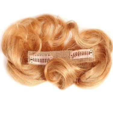 Imagem de Aplique Prótese Raiz 30% Humano 70% Fibra Loiro Dourado 27 - C&C Shop