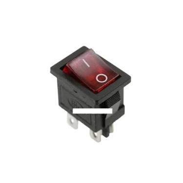 Imagem de 10 peças KCD1 interruptor basculante liga/desliga dispensador de água botão de escala eletrônica interruptor de alimentação 2P/3P/4PIN 21 * 15 mm/13 * 19 mm interruptor tipo navio (KCD1-104N 4PIN)