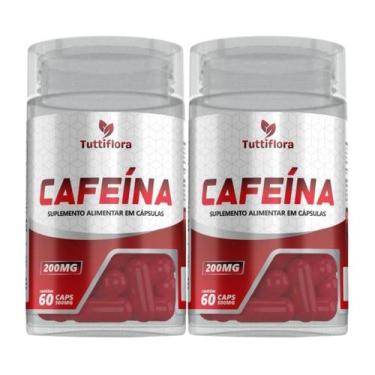 Imagem de Kit 2x Cafeína 200mg 60 Cápsulas Tuttiflora - TUTTIFLORA SUPLEMENTOS L