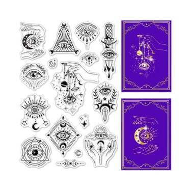 Imagem de Carimbos De Silicone Transparentes Olho Místico Egípcio Para Criação D