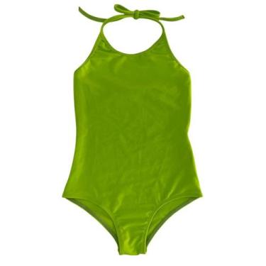 Imagem de Maiô Flúor Frente Única Juvenil e Infantil - SUPORT FITNESS, Verde, Fe