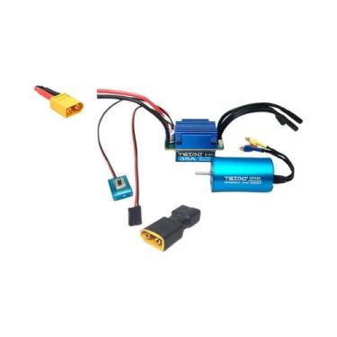 Imagem de Combo De Motor Brushless E ESC 35A 45A Para Wltoys 124016 Remo Hobby X