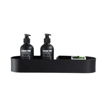 Imagem de Prateleira De Armazenamento De Alumínio Montada Na Parede Para Banheir