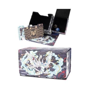 Imagem de Caixa De Armazenamento Para 100 Cartas Com Dupla Capa Para MTG TCG YGO