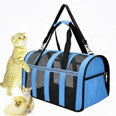 Imagem de Bolsa Transporte Pet Gato Cachorro Animais Bichos Estimaçao Passeio Vi