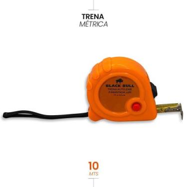 Imagem de Trena Medida Largura Madeira Comprimento 10 Metros Dimensões Profundid