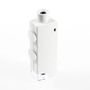 Imagem de Mini Lupa Branca De Led Com Zoom Microscópio Portátil - OEM