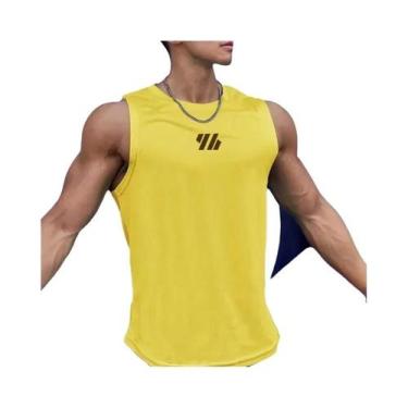Imagem de Camiseta Regata Masculina De Malha Sem Mangas Para Academia, Verão, Al