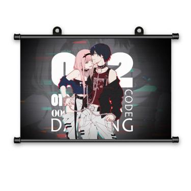 Imagem de Imagem de arte de parede DARLING in the FRANXX 02 and Hiro 40x60cm