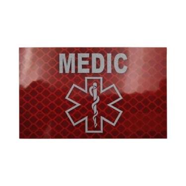 Imagem de Emblemas Táticos De Combate Medic First Aid IR Reflective Rescue Snake